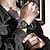 abordables Montres à Quartz-NIBOSI Hommes Montres à quartz Mode Décontractée Montre Bracelet Lumineux Calendrier Chronographe IMPERMÉABLE Acier Suivre