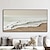 halpa Maisemataulut-käsinmaalattu minimalistinen valtamerimaalaus kankaalle 3d teksturoitu seinätaide maansävy meren aallot seinätaide olohuonemaalaus muoti huoneen sisustus ilman kehystä