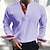 voordelige Henley-shirt-Valentijnsdag rose casual 3D-geprint henley-shirt voor heren, dagelijkse slijtage tijdens de lente&amp;amp; zomer v-hals lange mouw zwart, wit, roze s, m, l 4-way stretch