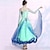cheap Ballroom Dancewear-Ballroom Dance Dress Embroidery Splicing Crystals / Rhinestones Women&#039;s Performance Party Long Sleeve Mesh Spandex Organza
