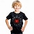 ieftine tricouri 3d pentru băieți-Băieți 3D SPIDER Tricou Cămașă Manșon scurt Tipărire 3D Vară Activ Sport Modă Poliester Copii 3-12 ani Stil Nautic În aer liber Casual Zilnic Fit regulat