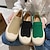 cheap Women&#039;s Sneakers-Women&#039;s Sneakers Slip-Ons Comfort Shoes Daily St. Patrick&#039;s Day Flat Heel Round Toe Sporty Casual Preppy Canvas Denim Loafer Black Green khaki