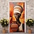お買い得  ドアカバー-アフリカの女性のドアカバードアタペストリードアカーテン装飾背景ドアバナー正面玄関農家ホリデーパーティーの装飾用品