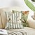 abordables estilo floral y plantas-1 funda de almohada de doble cara con diseño floral de pájaro, funda de cojín cuadrada decorativa suave, funda de almohada para dormitorio, sala de estar, sofá, silla