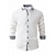 Χαμηλού Κόστους Ανδρικά πουκάμισα-Ανδρικά Casual πουκάμισο Μαύρο Λευκό Ανθισμένο Ροζ Μπορντώ Μπλε Μακρυμάνικο Συνδυασμός Χρωμάτων Συμπαγές / Απλό χρώμα Απορρίπτω Δρόμος Διακοπές Κουμπί-Κάτω Ρούχα Μοντέρνα Χαλάρωση