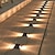 abordables Éclairages pour allées-Lumière solaire de marche d&#039;escalier extérieure ip65 étanche, contrôle de la lumière, lumière de marche extérieure, éclairage de pied de patio, éclairage de marche, jardin, escalier, pont, marche