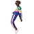 preiswerte Paar- und Gruppenkostüme-Paare 1980er Retro Vintage Kostüm Workout Outfits Herren Damen Film Cosplay Streetwear 1980er Maskerade Halloween Karneval Disco Party Hip Hop