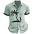 Недорогие Мужская гавайская рубашка-мужская деловая повседневная рубашка с 3D-принтом «Пальма», уличная одежда для работы, выход на улицу, летняя отложная рубашка с короткими рукавами, синяя, фиолетовая, зеленая, S, M, L, рубашка из