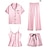 levne Ženy-5ks župan pyžamo pro dospělé, komfortní sada, pyžamové noční prádlo s hedvábnou čelenkou péče o vlasy proti krepatění&amp;amp; nástroj pro odstranění chloupků pyžamo ledové hedvábí