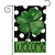 cheap St. Patrick&#039;s Day Party Decorations-1pcs St. Patrick&#039;s Plaid Garden Flag Outdoor Decorative Flag Linen Double Sided Printed Flag