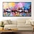 cheap Landscape Paintings-Hand painted Large Sailboat at Sunset Oil Painting on Canvas Long Horizontal painting Wall Art Colorful Yacht painting Wall Decor Sailing Boat landscape Oil Painting for living room bedroom decoration