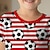 olcso gyerekek-fiúk-Pizsama-Fiú 3D Futball Póló és rövidnadrág pizsama szettek Rövid ujjú 3D nyomtatás Nyár Aktív Divat Napi Poliészter Gyerekek 3-12 év Terített nyak Otthon Hétköznapi Otthoni Normál