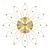 お買い得  金属壁の装飾-大きな壁時計花柄金属装飾サイレント非カチカチ大きな時計モダンな家の装飾リビングルームベッドルームダイニングルームオフィス