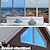 preiswerte Fensterfolien-100 % Sichtschutz-Fensterfolie, Fensterfolie, Sichtschutz, Sonnenschutz, Spiegel, reflektierende Tönung, Einweg-Wärmekontrolle, Anti-UV-Fensteraufkleber für Zuhause und Büro