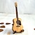 Χαμηλού Κόστους Προμήθειες εκδήλωσης και πάρτι-ξύλινο κιβώτιο ακουστικής κιθάρας με βάση, εξατομικευμένο κουτί κιθάρας για pick