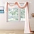 cheap Curtains &amp; Drapes-Luxury Window Scarf Sheer Voile Elegant Topper Long Window Valance Solid Window Treatment Swags Drapes for Window Ceremony Wedding Canopy Bed
