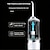 cheap Personal Protection-Portable Rechargeable Electric Teeth Irrigator with 4 Green Heads - Effective Oral Dental Seam Washer for Men and Women Perfect for Water Flossing and Cleaning