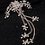זול רצועות שיער-רצועות מצנפת אביזר לשיער סגסוגת חתונה ירח דבש עם ריינסטון פרח כיסוי ראש כיסוי ראש