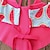 tanie Dzieci-Dwuczęściowe stroje kąpielowe dla małych dziewczynek bikini Dzień Dziecka Owoce Aktywny nadruk Kostiumy kąpielowe 1-5 lat Lato Czerwone z pływakiem na ramieniu&amp;amp; pompa