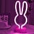 preiswerte Dekorative Lichter-Osterlicht, kreative Neonschilder in Hasenform, mit Halterung, USB- oder batteriebetrieben, Osterdekor-Licht für Tisch, Schlafzimmer, Ostern, Babyzimmer, Kinderzimmer, Dekoration, Geburtstagsgeschenk