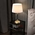 billiga sänglampa-Bordslampa / Lampskärm Dekorativ Artistisk / Modernt Modernt LED strömförsörjning Till Vardagsrum / Sovrum Metall 90-240V A / B