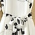cheap Women&#039;s-Set with Sleeveless Floral A-Line Dress White Shirt 2 PCS Women&#039;s Retro Vintage 1950s Outfits Casual Daily Spring &amp; Summer