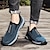 cheap Men&#039;s Slip-ons &amp; Loafers-Men&#039;s Loafers &amp; Slip-Ons Slip-on Sneakers Hiking Walking Vintage Casual Outdoor Fabric Slip Resistant Slip-on Black Blue khaki Spring Fall