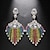 cheap Earrings-Women&#039;s Drop Earrings Tassel Fringe Precious Statement Imitation Diamond Earrings Jewelry Silver / Gold For Wedding Party 1 Pair