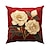 cheap Floral &amp; Plants Style-Floral Pattern 1PC Throw Pillow Covers Multiple Size Coastal Outdoor Decorative Pillows Soft  Cushion Cases for Couch Sofa Bed Home Decor