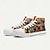 cheap Graphic Print Shoes-Women&#039;s Sneakers Print Shoes Animal Print Canvas Shoes Daily Cat Flat Heel Fashion Classic Casual Canvas Lace-up Yellow Light Red Green