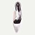 cheap Wedding Shoes-Women&#039;s Wedding Shoes Slingback Bridal Shoes Block Heel Square Toe Minimalism Satin Elastic Band Black White Ivory