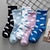 billige sokker 9-5 par damesokker daglig ferie retro bomull sporty enkel klassisk casual / daglig sokker