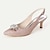 cheap Wedding Shoes-Women&#039;s Wedding Shoes Bling Bling Slingback Sparkling Shoes Bridal Shoes Crystal Kitten Heel Pointed Toe Elegant PU Gleit Ankle Strap White Silver Champagne