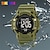 お買い得  デジタル腕時計-SKMEI 男性 デジタルウォッチ 屋外 スポーツ ファッション 腕時計 光る ストップウォッチ 目覚まし時計 LCD TPU 腕時計