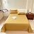 billige Lagner &amp; pudebetræk-1 stk 100% bomuld ensfarvet sengetøj deluxe dobbeltseng lagen flere størrelser tilgængelige