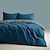 billige eksklusivt design-sengetøy dynetrekk sett - 1 dynetrekk med 2/1 pute shams - 3/2 stykker dynetrekk med glidelås lukking salvie grønn fersken puzz rød blå gul hvit svart