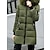 voordelige Donsjassen en parka&#039;s voor dames-Dames Winterjas Jas Valentijnsdag Straat Alledaagse kleding Herfst Winter Normaal jas Normale pasvorm Houd Warm Ademend Stijlvol Casual Street Style Jacks Lange mouw Effen Met zakken Bontkraag Zwart