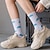 abordables calcetines9-5 pares mujer calcetines cortos diario vacaciones retro algodón deportivo simple clásico casual / diario calcetines