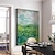 cheap Landscape Paintings-Large Hand painted Impressionist Van Gogh Landscape Oil Painting on Canvas Original Nature Painting for Living room Wall Decor Modern Green painting Wall Art Decor