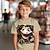 levne Topy-Chlapecké 3D Dinosaurus Košilky Košile Krátký rukáv 3D tisk Léto Aktivní Sportovní Módní Polyester Děti 3-12 let Tričkový Venkovní Ležérní Denní Běžný