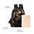 olcso Grafikus nyomtatott táskák-Férfi hátizsák 3D hátizsák Iskola Szabadtéri Napi Tigris Poliészter Nagy kapacitás Légáteresztő Könnyű Cipzár Nyomtatás Sárga Rubin Medence