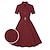 Χαμηλού Κόστους Ιστορικές &amp; Vintage Στολές-Ρετρό / Βίντατζ Δεκαετία του 1950 Vintage Φόρεμα Κοκτέιλ Φόρεμα Swing φόρεμα Φόρεμα Flare Γυναικεία Μασκάρεμα Πάρτι / Βράδυ Φόρεμα