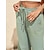 ieftine pantaloni de damă din bumbac din pânză-Pentru femei Drept Mărime EU / US Bumbac Și Lenjerie Simplu Măr Verde Nuc Negru Confortabili Natural Lungime totală Purtare Zilnică Casul / Zilnic Primăvară Toamna iarna