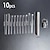 voordelige Huisdecoratie-10-delige roestvrijstalen gereedschapsset voor het verwijderen van oorsmeer - spiraalvormige roterende oorpluklepel &amp; oorpluklepel voor reiniging &amp; oorsmeer verzamelen