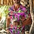 billige Hawaii-skjorte for menn-tiki drinks tropical men&#039;s resort hawaiian 3d-trykt skjorte knapp opp kortermet sommer strandskjorte ferie daglig slitasje s til 3xl