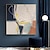 abordables Peintures Abstraites-peinture abstraite peinte à la main peinture minimaliste toile art mural peinture à l&#039;huile peinture bleue rouge faite à la main peinture acrylique peinture contemporaine décor à la maison toile