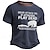 Χαμηλού Κόστους Ανδρικά 3D T-shirts-Γραφική Αρκούδα Γράμμα Καθημερινά Υψηλής Ποιότητας Ρετρό / Βίντατζ Ανδρικά 3D εκτύπωση Μπλουζάκι Υπαίθρια Αθλήματα Αργίες Εξόδου Κοντομάνικη μπλούζα Βαθυγάλαζο Πράσινο Χακί Σκούρο μπλε Κοντομάνικο