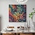 cheap Abstract Paintings-Mintura Handmade Colorful Oil Paintings On Canvas Wall Art Decoration Modern Abstract Feather Pictures For Home Decor Rolled Frameless Unstretched Painting