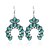 baratos Acessórios vestíveis-Brincos turquesa estilo boêmio retrô, pulseiras, colares, conjuntos de joias para mulheres