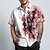 Недорогие Рубашка мужская с принтом-Мужская курортная гавайская рубашка с 3D принтом и рисунком тигра, повседневная рубашка на пуговицах с короткими рукавами, повседневная одежда для отпуска, от s до 3xl